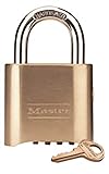 Master Lock - 176-P416 Brass Combination Padlock