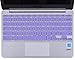 CaseBuy Keyboard Protector Cover Compatible ASUS ChromeBook C223NA C213SA C200 C200MA C201 C201PA C202SA 11.6-inch/ASUS ChromeBook 13 C300MA C300SA C301SA 13.3-inch ChromeBook Protective Skin, Purple