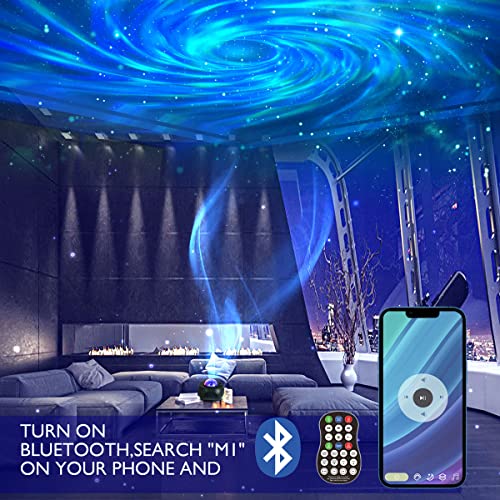 KisMee Galaxy Projector Ceiling Decor Star Light Projector Psychedelic