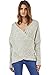 CUPSHE Fashion Women Front Cross Plunging Sweater