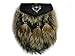 UT Kilts Coyote Fur Kilt Sporran for Men, Belt Pouch with REMOVED Chain, Kilt Accessories