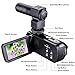 Digital Camcorder,3.0 Inch FHD 1080P Camera Camcorder,24MP Video Camera with 270 Degrees Rotatable Screen,16X Digital Zoom Camcorder Recorder