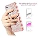 iPhone 8 Case,iPhone 7 Case,VEGO iPhone 7 Glitter Sparkle Bling Case with Kickstand for Girls Women,Rhinestone Bumper Protective Case with Ring Stand for Apple iPhone 6S/iPhone7/iPhone8 (Rosegold)