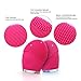 Benss Silicone Face Brush and Massager Natural Silicone Face Scrubber with Eye Massage for Polish and Scrub Anti-Aging Acid Peels Reduce Acne