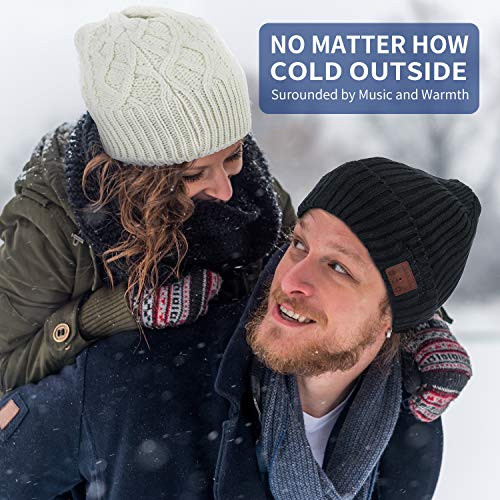 image for Levin Upgraded Bluetooth 5.0 Beanie Hat with Headphones - Wireless Sma