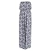 Fedi Women Summer BOHO Bandeau Cocktail Evening Party Long Maxi Beach Dress Sundress