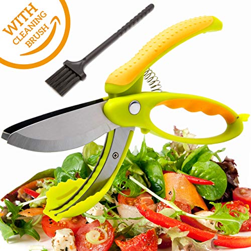 Toss and Chop Salad Tongs, Salad Chopper, Heavy Duty Kitchen Salad