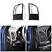 Voodonala for F150 2015-2020 Carbon Fiber Grain Dashboard Side Outlet Vent Covers Trim for Ford F150 2015-2020(F150 F250)