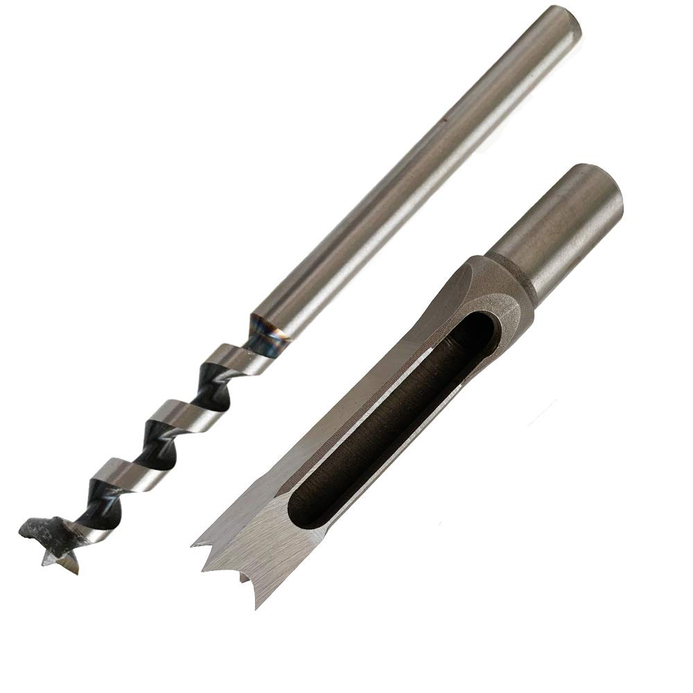 Photo 1 of 1/2 inch Square Hole Drill Bit Woodworking Mortising Chisel, Sharp and Durable Wood Square Hole Power Tool