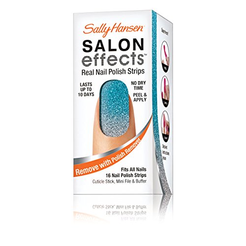 Sally Hansen Salon Effects Real Nail Polish Strips, Crowd Surfer, 16 Count
