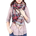 Dora Bridal Lady Women Blanket Oversized Tartan Scarf Wrap Shawl Plaid Cozy Checked Pashmina Dora Bridal Lady Women Blanket Oversized Tartan Scarf Wrap Shawl Plaid Cozy Checked Pashmina
