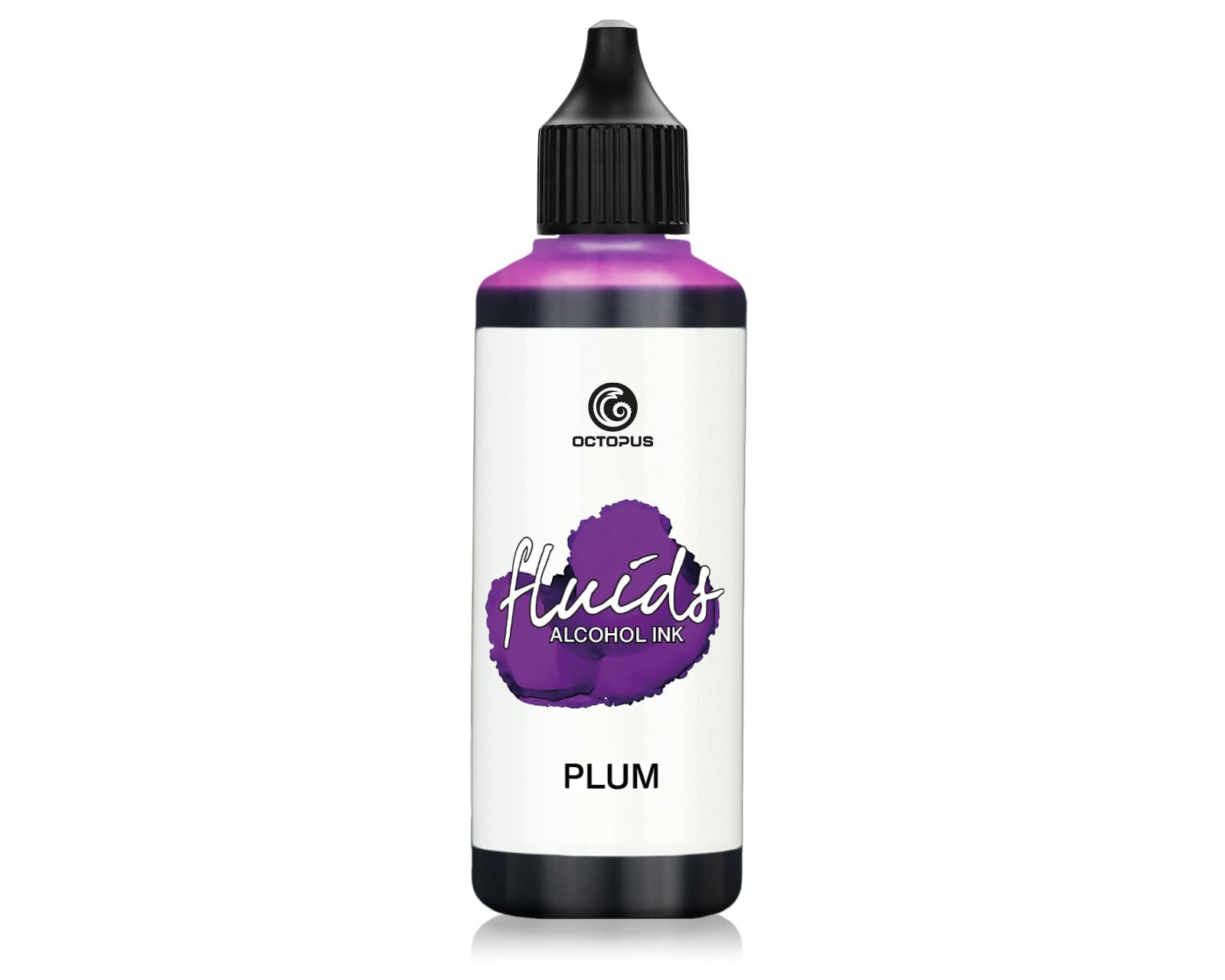 100 ml Fluids Alcohol Ink Plum for Fluid Art and Resin, Violett