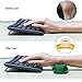 Nex Mouse Mat with Keyboard Wrist Rest Pad Kit Comfortably Made of Memory Foam (Dark Green)