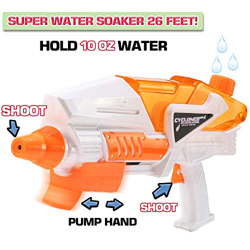 3 Pack Super Water Shooter Gun, High Capacity Water Soaker Blaster Squirt Toy for Swimming Pool Party Sand Beach Game, Outdoor Summer Water Fighting Toy for Adult Child Boy and Girl