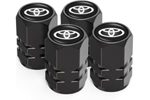 ACHARD for Toyota Car Tire Valve Caps for Toyota Corolla Avalon Camry Prius Avalon RAV4 Highlander,Alloy Car Tire Dust Caps,Auto Valve Stem Caps,4pcs Air Caps for Car Tire Valve,Leak-Proof,Anti-Corrosion