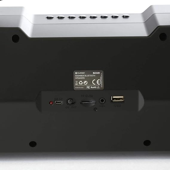 platinet pmg76b boombox speaker bluetooth black