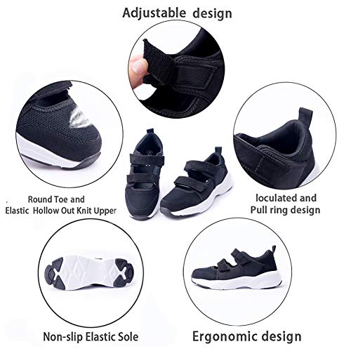 Womens-Comfortable-Working-Nurse-Shoes-Non-Slip-Adjustable-Breathable-Walking-Buffer-Fitness-Casual-Nursing-Orthotic-Lightweight-Shoes-Arthritis-Diabetes-Heel-Pain-Foot-Pain-Plantar-Fasciitis
