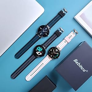 Bebinca Smartwatch Full-Touch Color Display, Fitness Tracker con Cardiofrequenzimetro&Pressione sanguigna Notifiche… - immagine 6