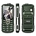 Cectdigi T9900 Rugged Mobile Phone 2G GSM,Shockproof Military-Designed Phone with Power Bank Charging Function,15800mAh,2.8inch Display,Dual SIM Cards,Flashlight Equipped,Voice Broadcast (Green)
