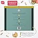 Boxclever Press Big Meal Planner & Magnetic Refrigerator Grocery List. Nearly US Letter size. Perforated shopping list pad with useful headings & weekly menu planner. Pocket for coupons & receipts.