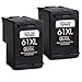 Voshy Compatible Replacement Toner Cartridge Replacement for HP 61XL (Black , 2 pk )