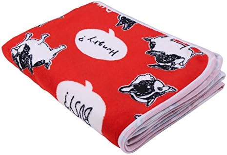 Tromy Cute Cartoon Pet Dog Blanket Soft Velvet Fabric 10 Styles S8