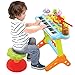 Best Choice Products Kids Musical Electronic Keyboard Piano Organ Microphone, Stool, Teaching Light up Keys