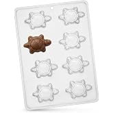 Medium Turtle Candy Mold Chocolate Mold with 8 Cavities for Candy Making