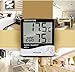 YKHENGTU Digital Hygrometer Indoor Thermometer,Humidity Temperature Monitor Meter Gauge with Large LCD Display for Home Office(White)