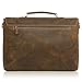 Jack&Chris men's Genuine Leather Briefcase 16