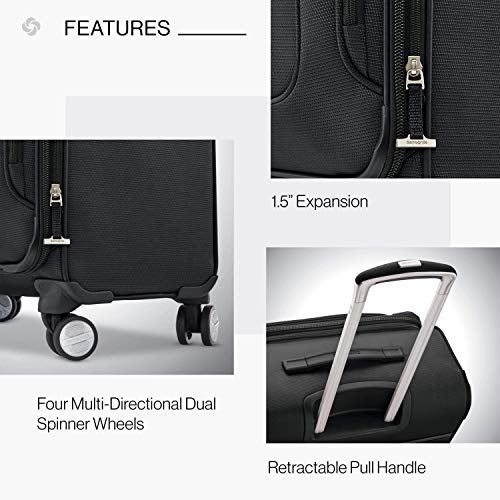 Samsonite Solyte DLX Softside Expandable Luggage with Spinner Wheels