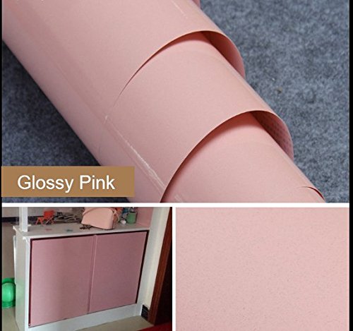 9.8 Feet Glossy Pearl Pink Contact Paper Peel and Stick Shelf Paper for countertops Drawer and Shelf Liner - Thumbnail 2