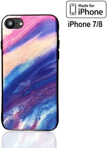 iPhone 7/8 Case Glitter Galaxy Style - Shiny Colorful Iridescent Universe Stars &amp; Space, TPU Anti Scratch Thin Ultra Slim Drop Protection, Clear Cute Case for Girls Women Teens 4.7 CASETECTION 2018
