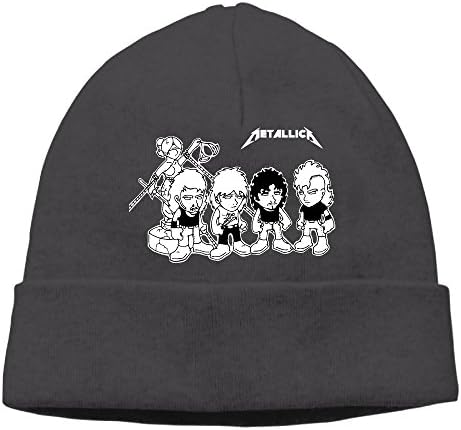 RiPoLo Metallica Heavy Metal Music Band Hip-Hop Beanie Cap Caps Hats Black
