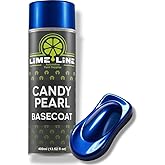 LiME LiNE Candy Pearl Basecoat Aerosol Spray Paint - Automotive Custom Car Paint for Pro Results - No Spray Gun Needed (Cobalt Blue)
