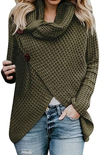 Dreamyth-Winter Women Long Sleeve Solid Sweatshirt Pullover Tops Blouse Shirt