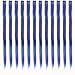 FESHFEN Colored Hair Extensions, Royal Blue Clip in Hair Extension10 PCS Highlight Dark Blue Colorful Straight Synthetic Clip in Hairpieces for Women Girls Daily Party Halloween Costumes, 22 inch