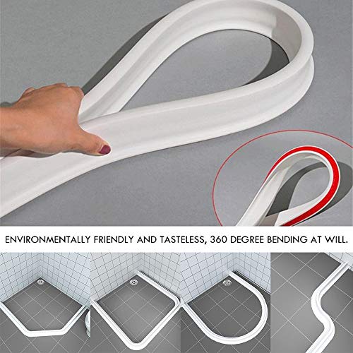 Collapsible Shower Threshold Water Dam Buthtub Water Stopper Shower