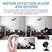 AOBO Spy Hidden Camera Mini Wireless WiFi Camera HD 1080P Indoor Home Smallest Spy Nanny Cam Security Cameras Battery Powered with Motion Detection/Night Vision for iPhone/Android Phone/iPad/PC