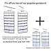 Hanging Closet Organizer 42 Pockets & Hanger stores Clothes, Stockings, Socks, Jewelry, Toiletries, Baby Nursery, Household & Children Accessories. Durable Dual-sided Closet Storage Saves Space