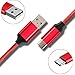 USB Type C Cable 3ft Fast Charger Nylon Braided Quick Charge USB-C 2.0 Cord for Nextbit Robin, ZTE Zmax Pro, LG V30 V20 G6 G5, Nexus 6P 5X, Google Pixel,Samsung Galaxy S8 Note 8 - Red