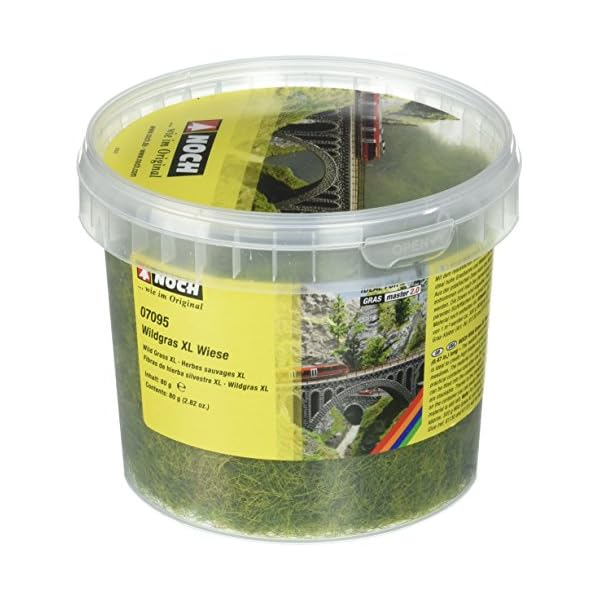 NOCH 7095 NOCH 07095-Wildgras Wiese, 12 mm, XL, farbig