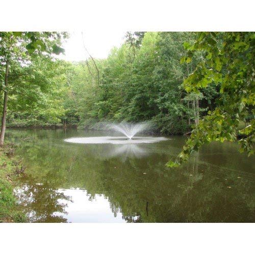 Custom Pro FT 3500 Floating Pond and Lake Fountain Complete Kit - Powerful Pump, 4 Spray Styles, 100 Foot Cord and More - Easy to Assemble - Thumbnail 3