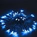ALEKO 50 LED Solar Powered Christmas Holiday String Lights, White