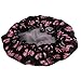 Shower Cap, SS susea Bath Set Double Layer Waterproof Elastic Band Reusable Beauty Salon Spa Travel Women Shower Cap Large