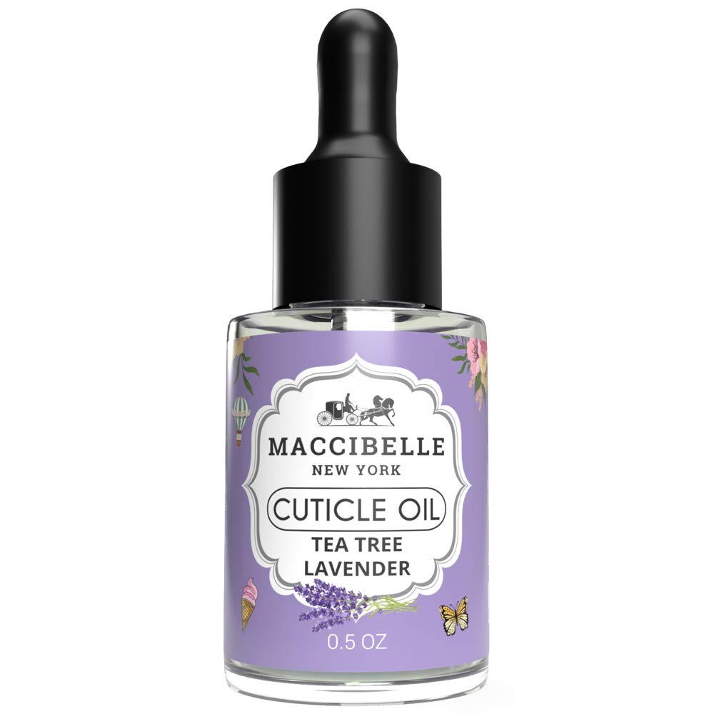 Maccibelle Cuticle Oil Tea Tree Lavender and Milk e Honey Heals Dry Cracked Cuticles: Beauty