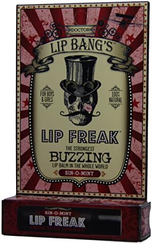 Doctor Lip Bang - Lip Freak - Flavored Lip Balm - Pack of 3 (Sin-o-Mint)