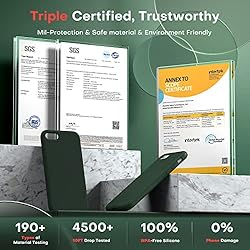 TOCOL 3 in 1 for iPhone SE Case 2020/2022, iPhone