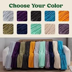 GO Fleece Blanket Black and White Throw Blanket