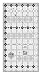 Creative Grids 6.5" x 12.5" Rectangle Quilting Ruler Template CGR612 primary